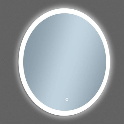 Kulaté LED zrcadlo 60 cm Bílé