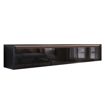 Závěsný TV stolek LUMI II s LED osvětlením