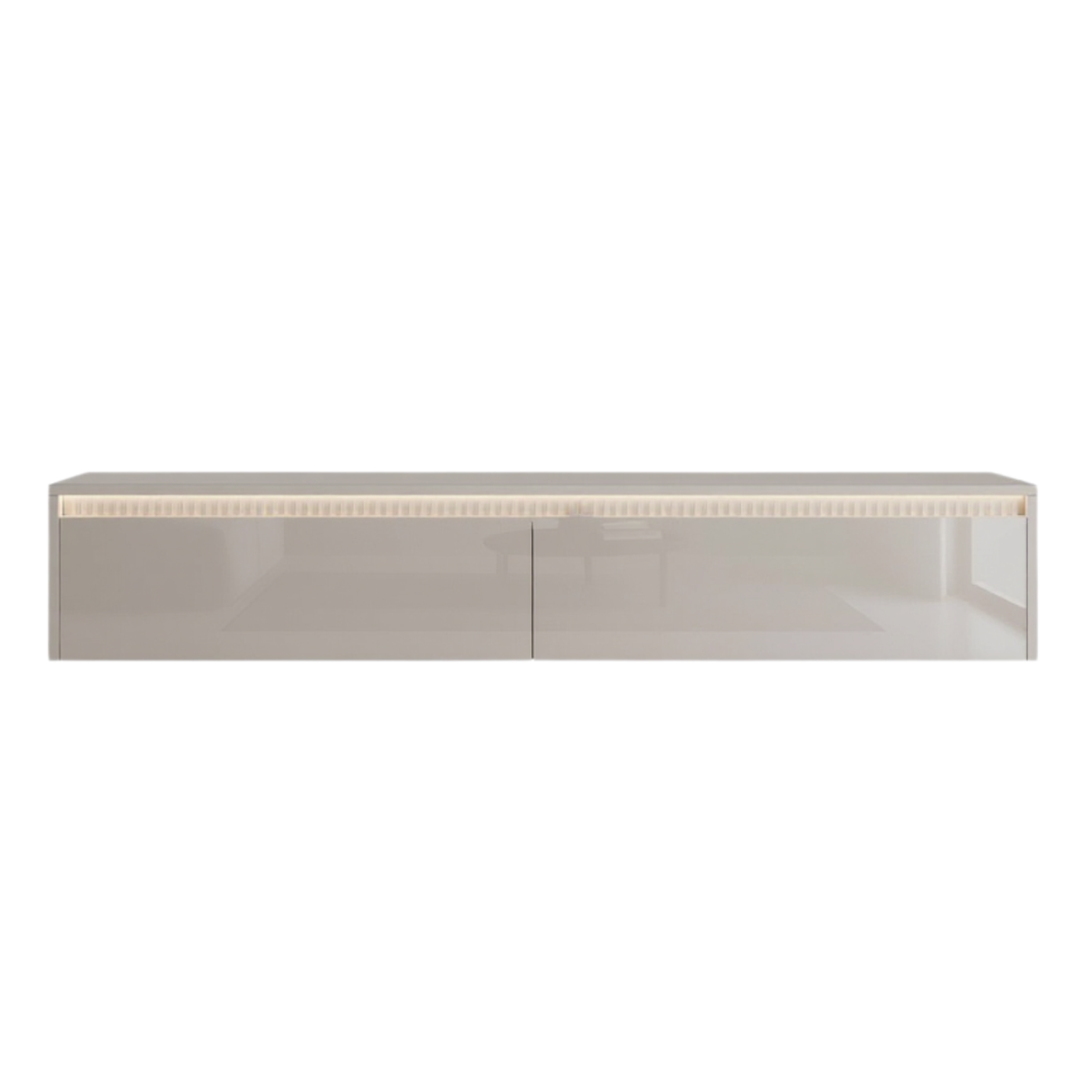 Závěsný TV stolek LUMI II s LED osvětlením