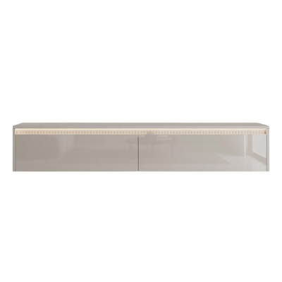 Závěsný TV stolek LUMI II s LED osvětlením