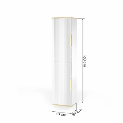 Závěsná vysoká skříňka RIVELA 40 cm