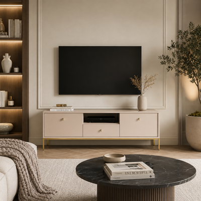 Dvoudvéřový TV stolek LEMI 153 cm