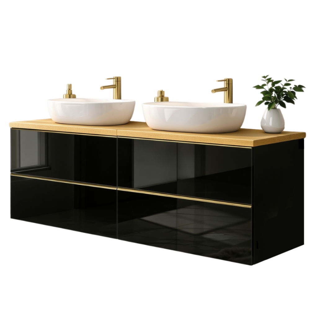 Koupelnová skříňka ONE 120 cm s deskou 4 zásuvky