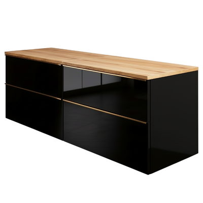 Koupelnová skříňka ONE 120 cm s deskou 4 zásuvky