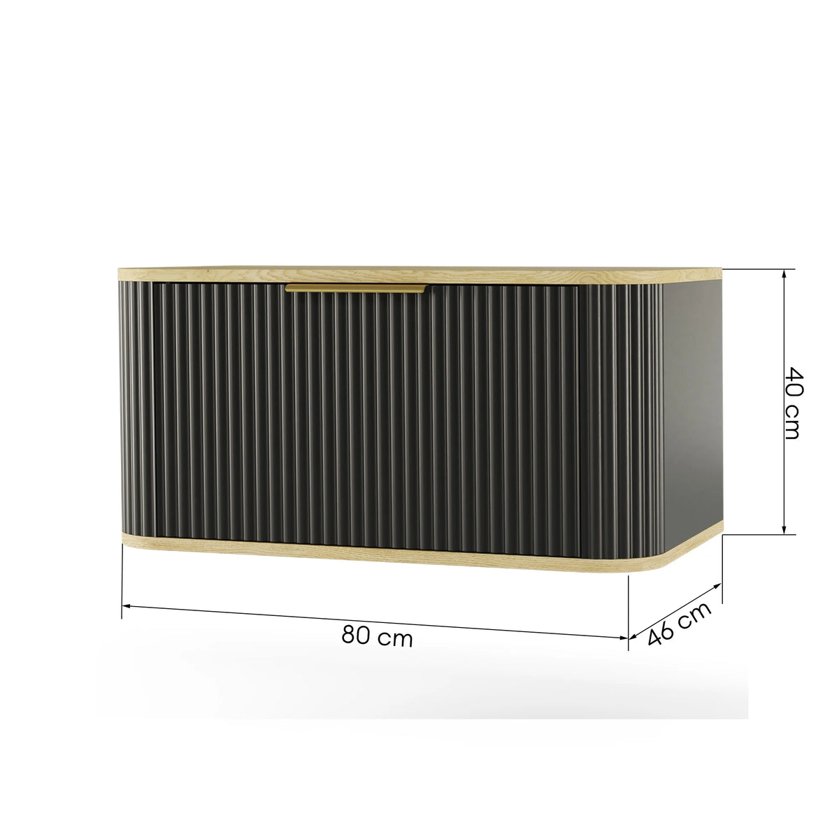 Skříňka pod umyvadlo RIVELA 80 cm
