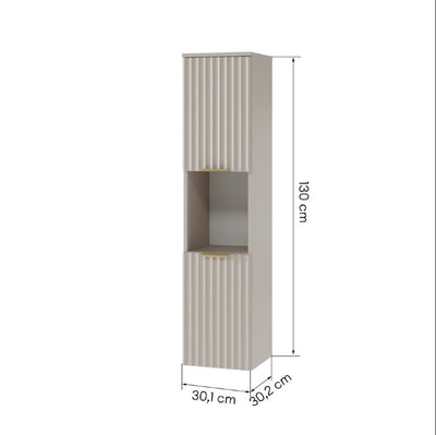 Závěsná vysoká skříňka RAVA 30 cm