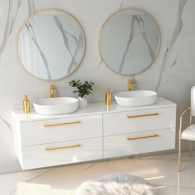 Koupelnová skříňka ONE 120 cm s deskou 4 zásuvky