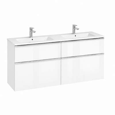 Koupelnová skříňka se zásuvkami a umyvadlem MONO 120 cm