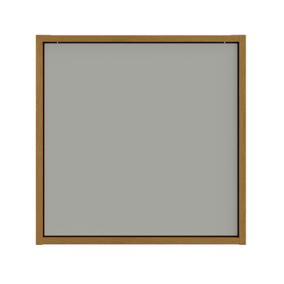 Závěsná boční skříňka 50 x 30 cm ERIN vitge black / dub karamel
