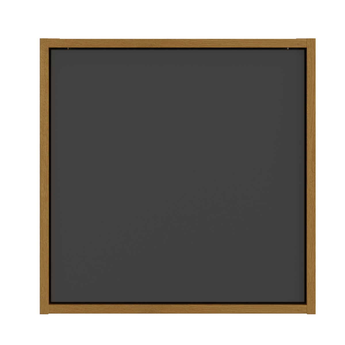 Závěsná boční skříňka 50 x 30 cm ERIN vitge black / dub karamel